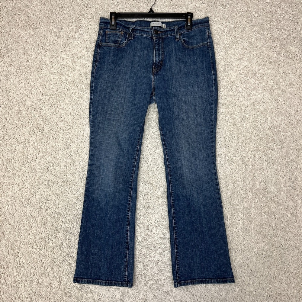 Levis‎ 515 Bootcut Jeans Womens 12 Blue Stretch Denim Medium Wash Retro USA